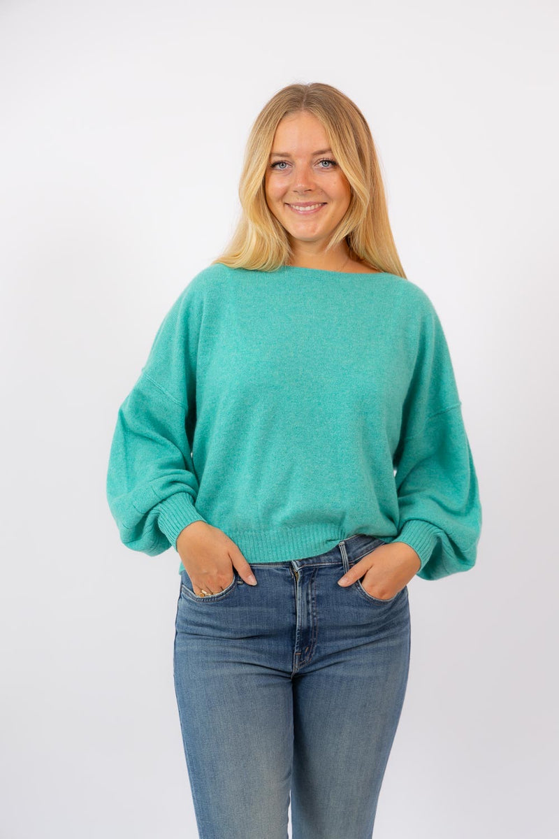 Abby Balloon Sweat Sweater Surf