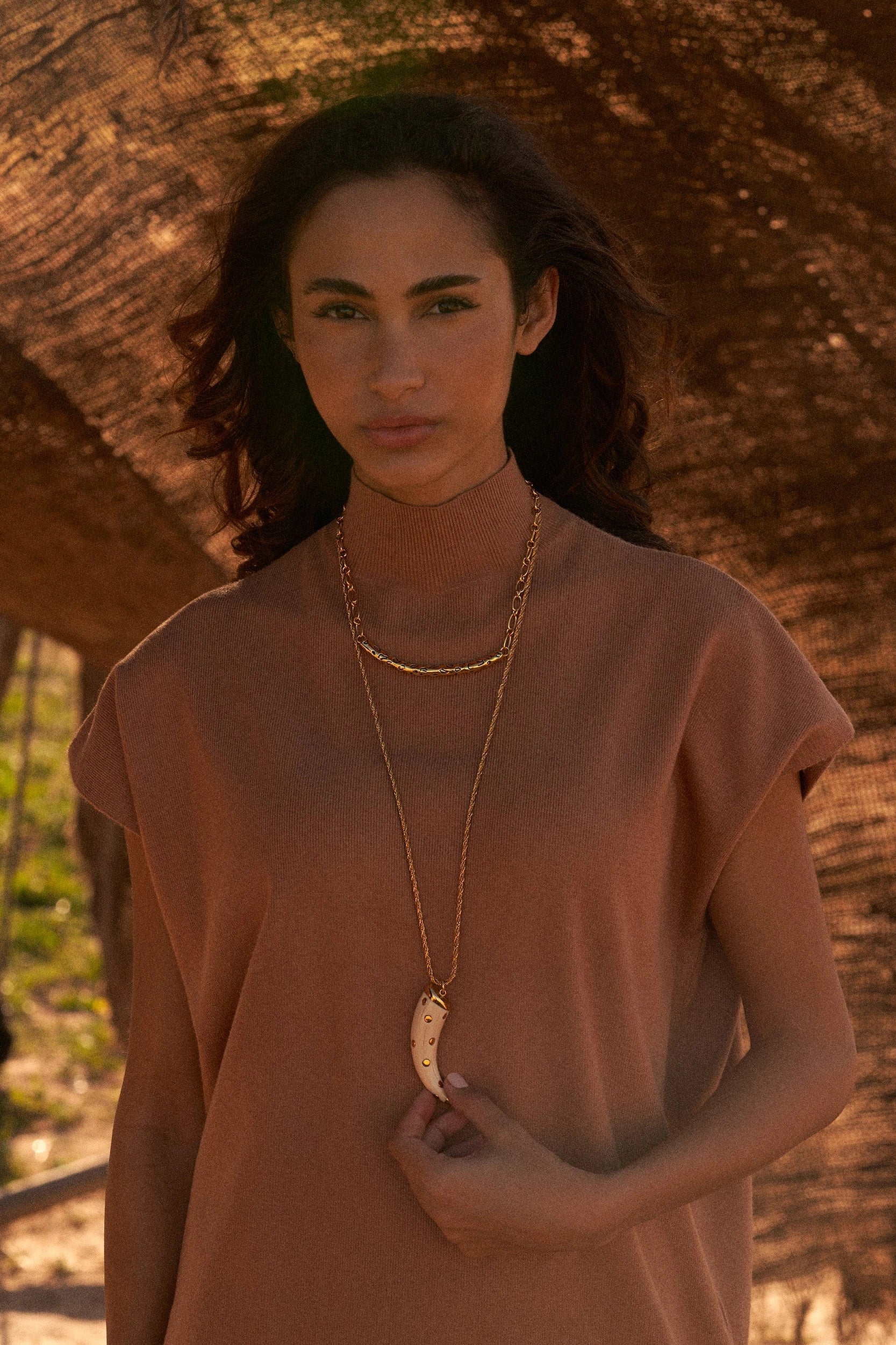 Imbali Collier Métal Doré — vue 2