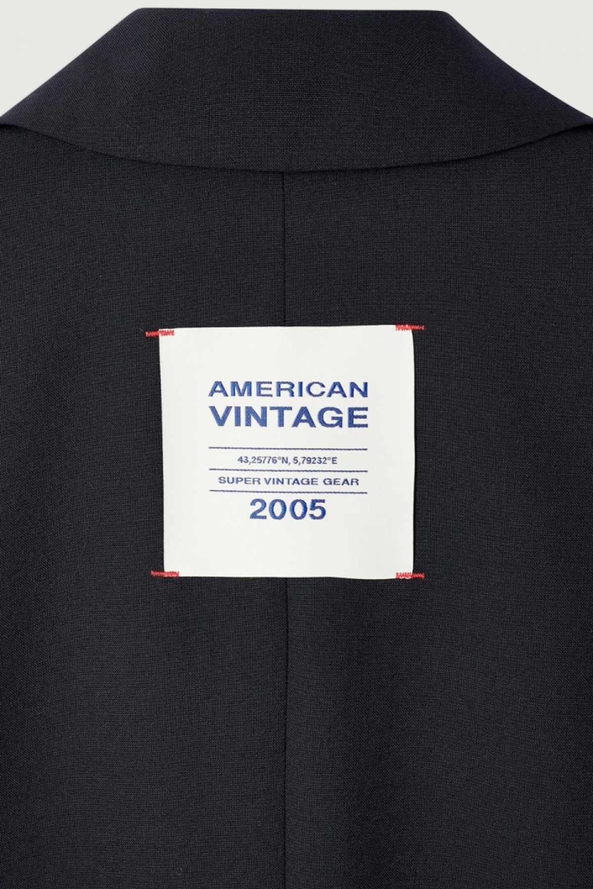 Aya15ch26 Blazer Bleu marine American Vintage, vue 12