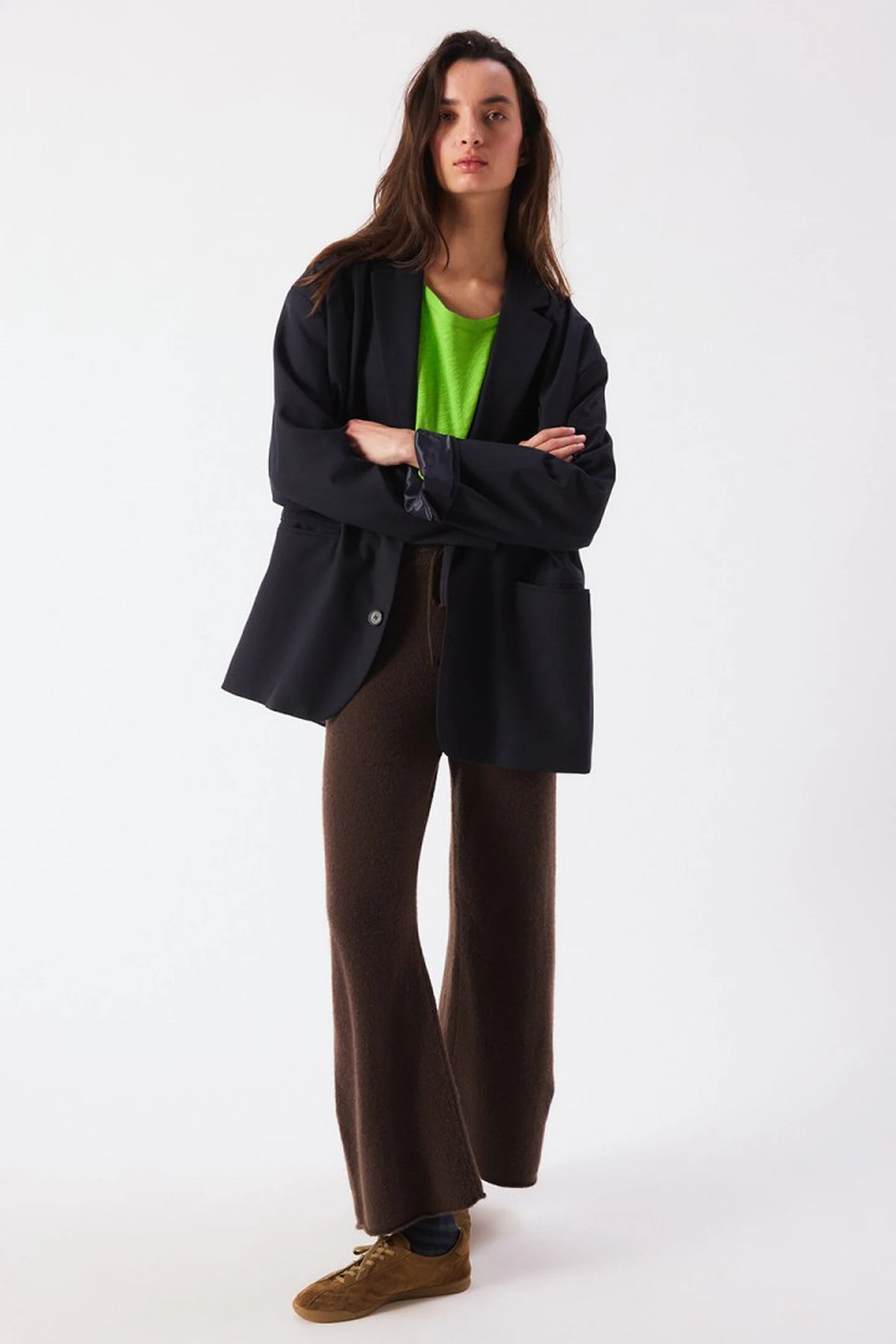 Aya15ch26 Blazer Bleu marine American Vintage, vue 6