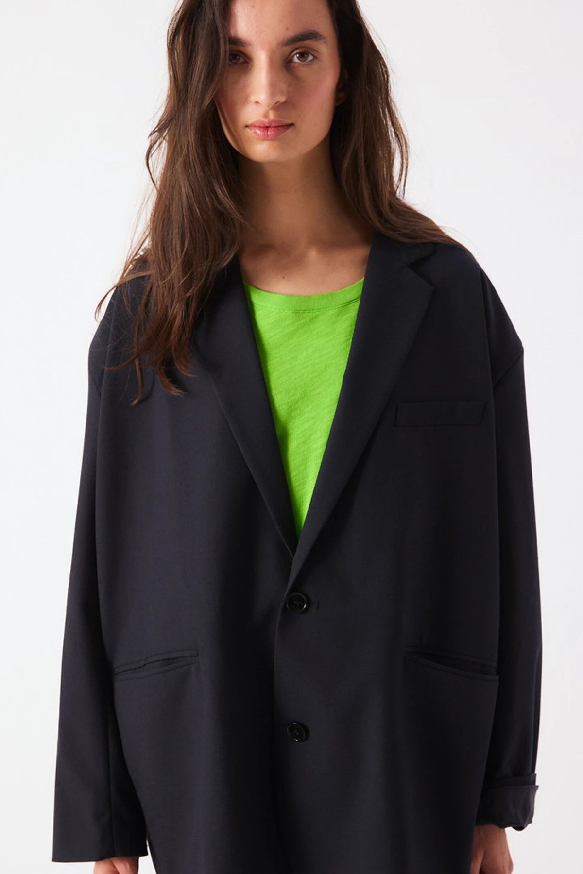 Aya15ch26 Blazer Bleu marine American Vintage, vue 7