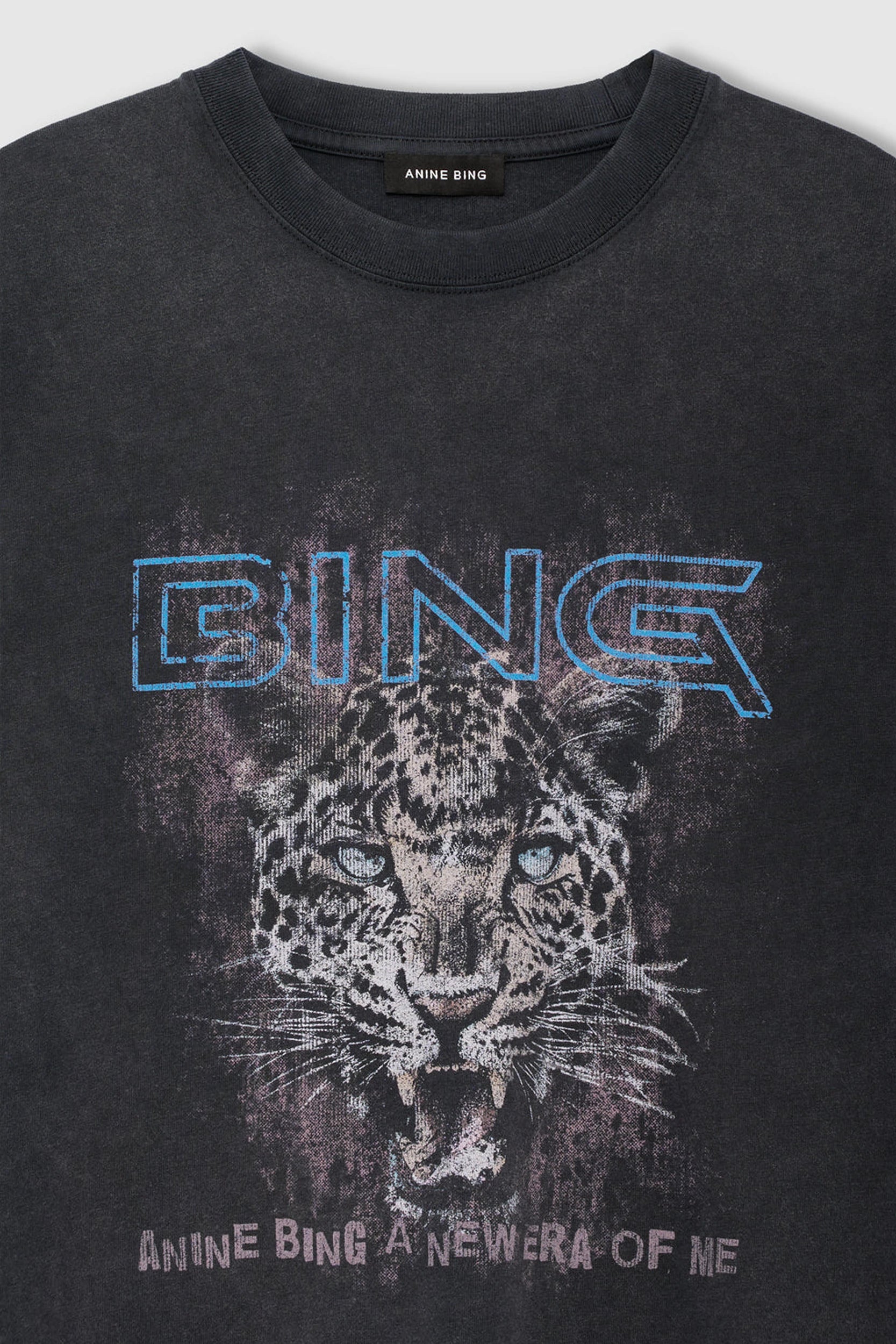 Cade T-shirt Noir Anine Bing, vue 4