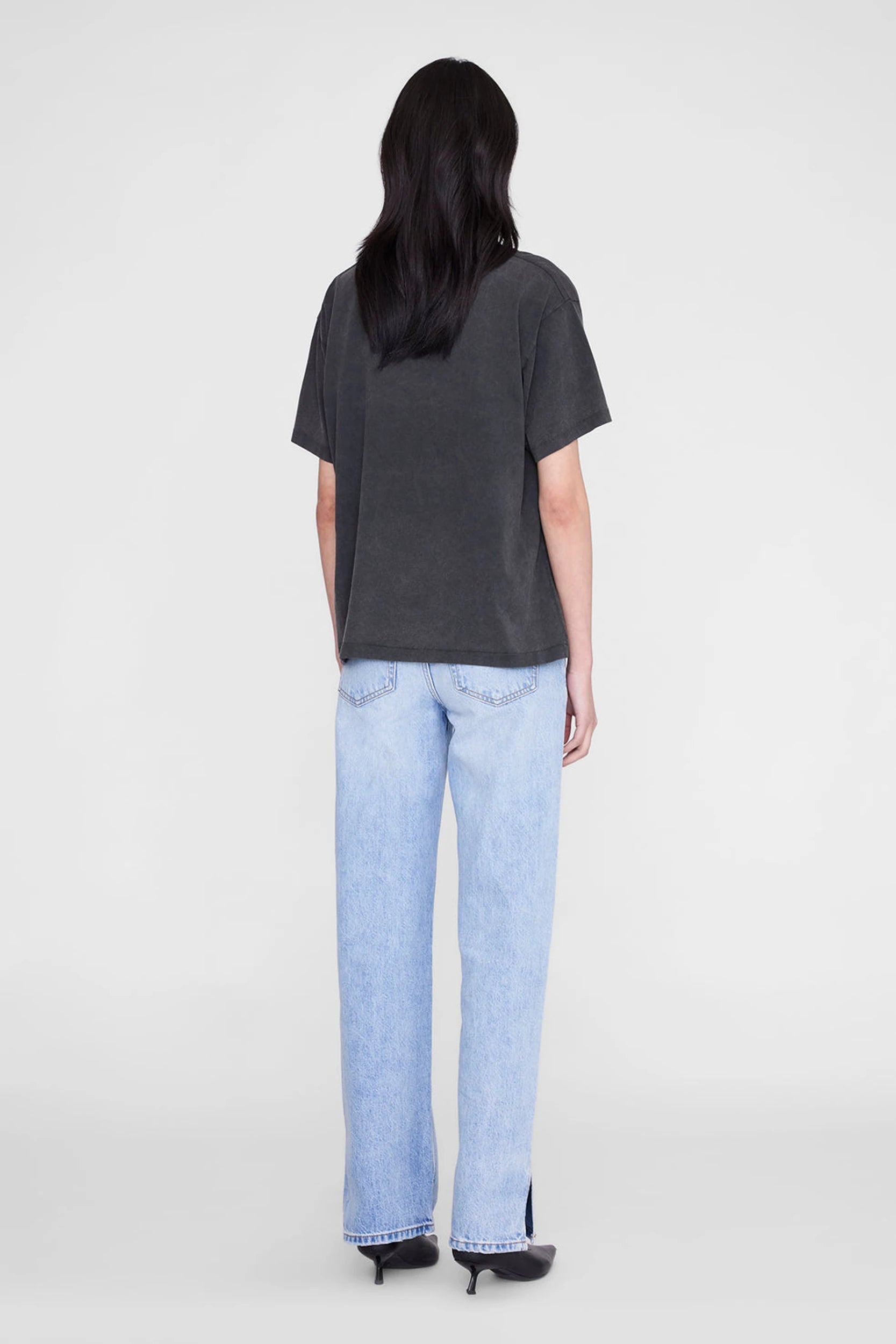 Cade T-shirt Noir Anine Bing, vue 5