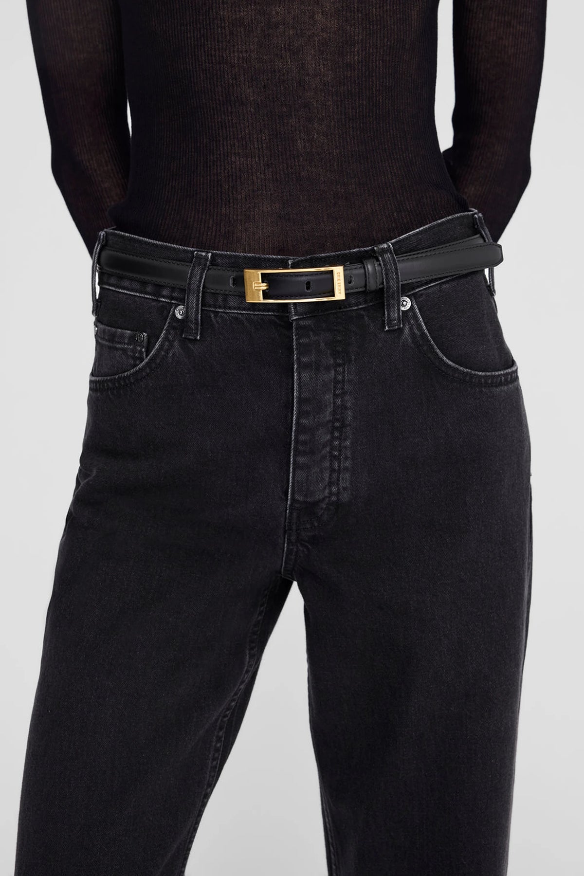 Elly Ceinture Noir Anine Bing, vue 4