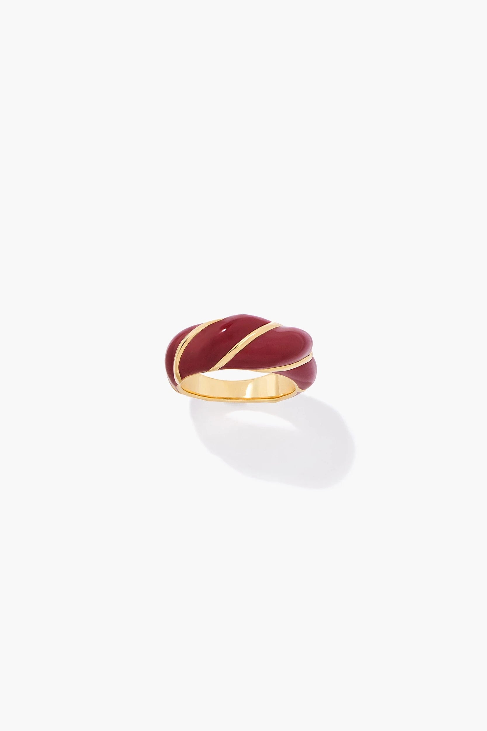 Diana Marron Bague Métal Doré Aurélie Bidermann, vue 1