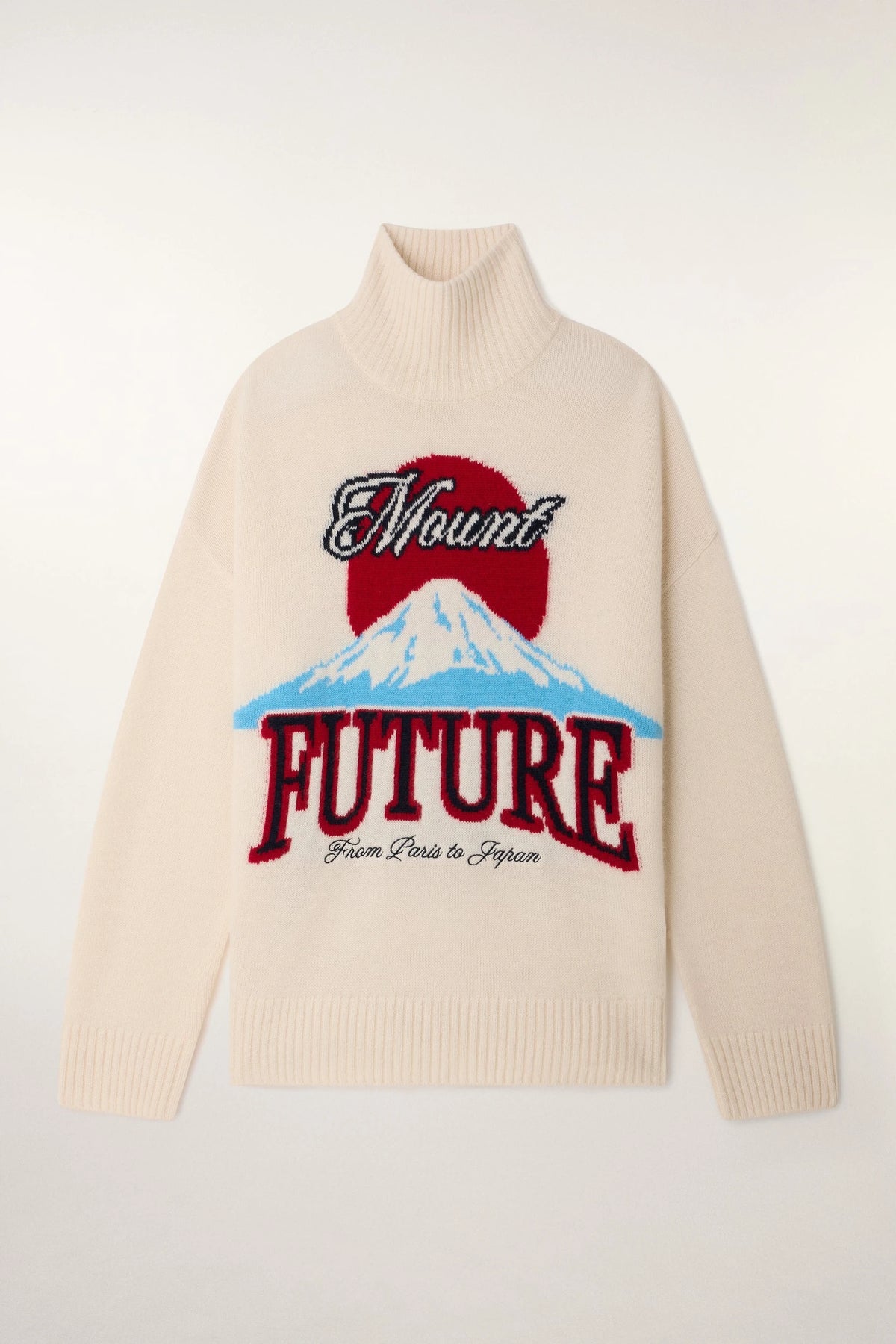 2601WPM03988 Pull col montant Ecru From Future, vue 1