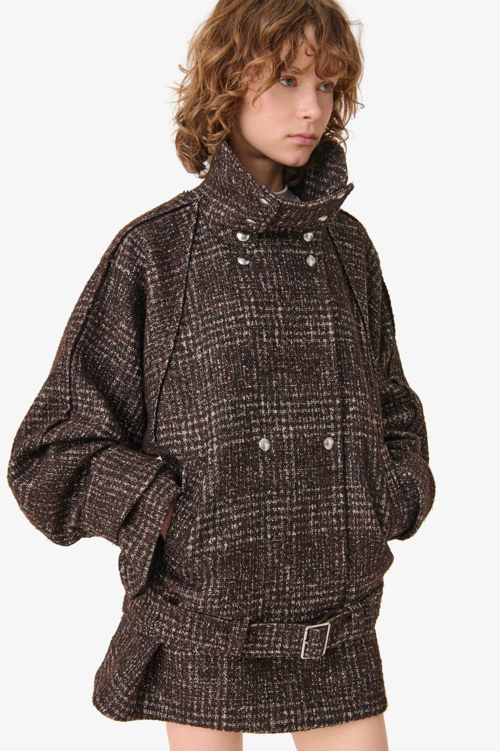Inja Veste Earthy Marron IRO, vue 4