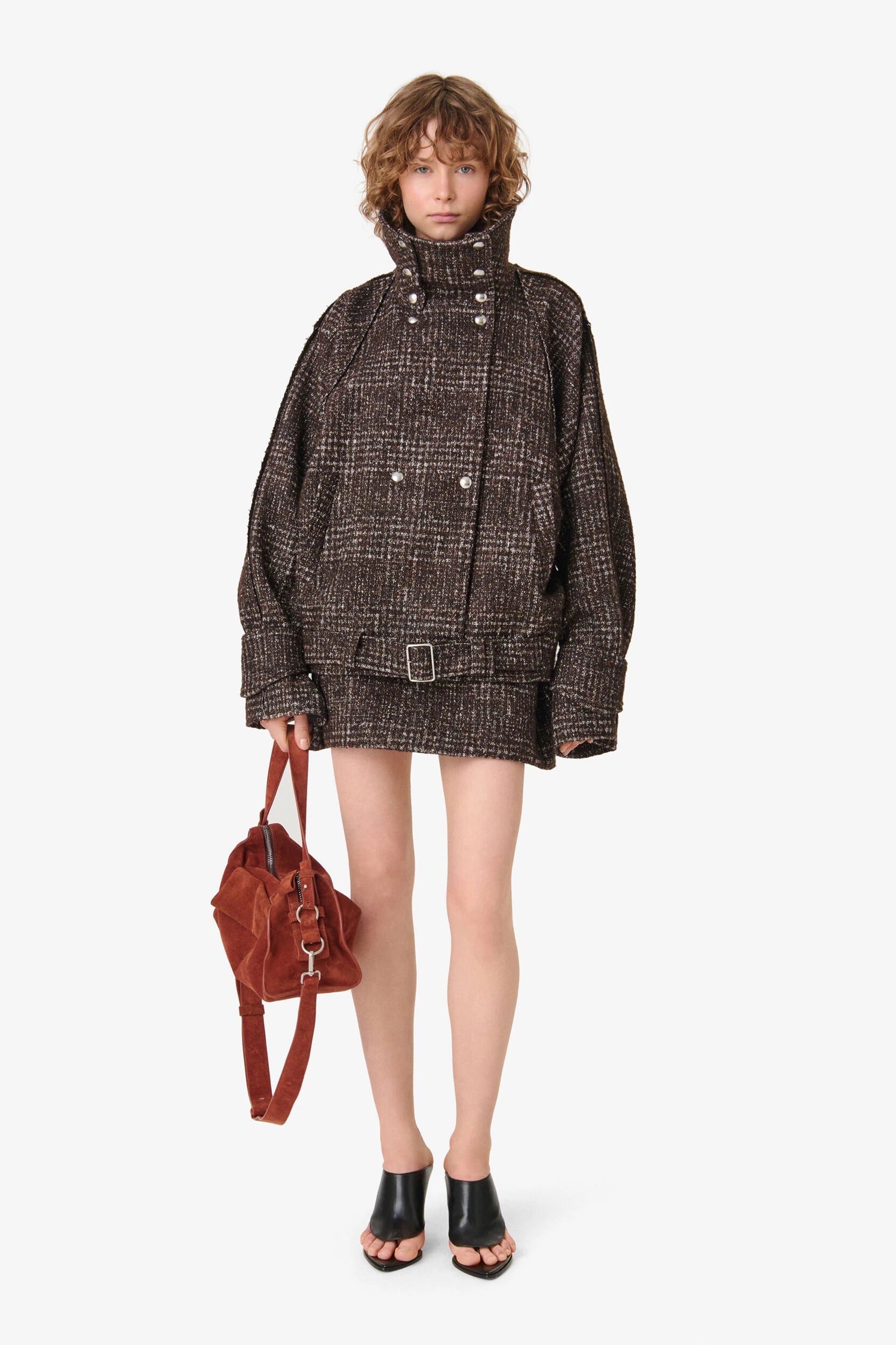 Inja Veste Earthy Marron IRO, vue 6