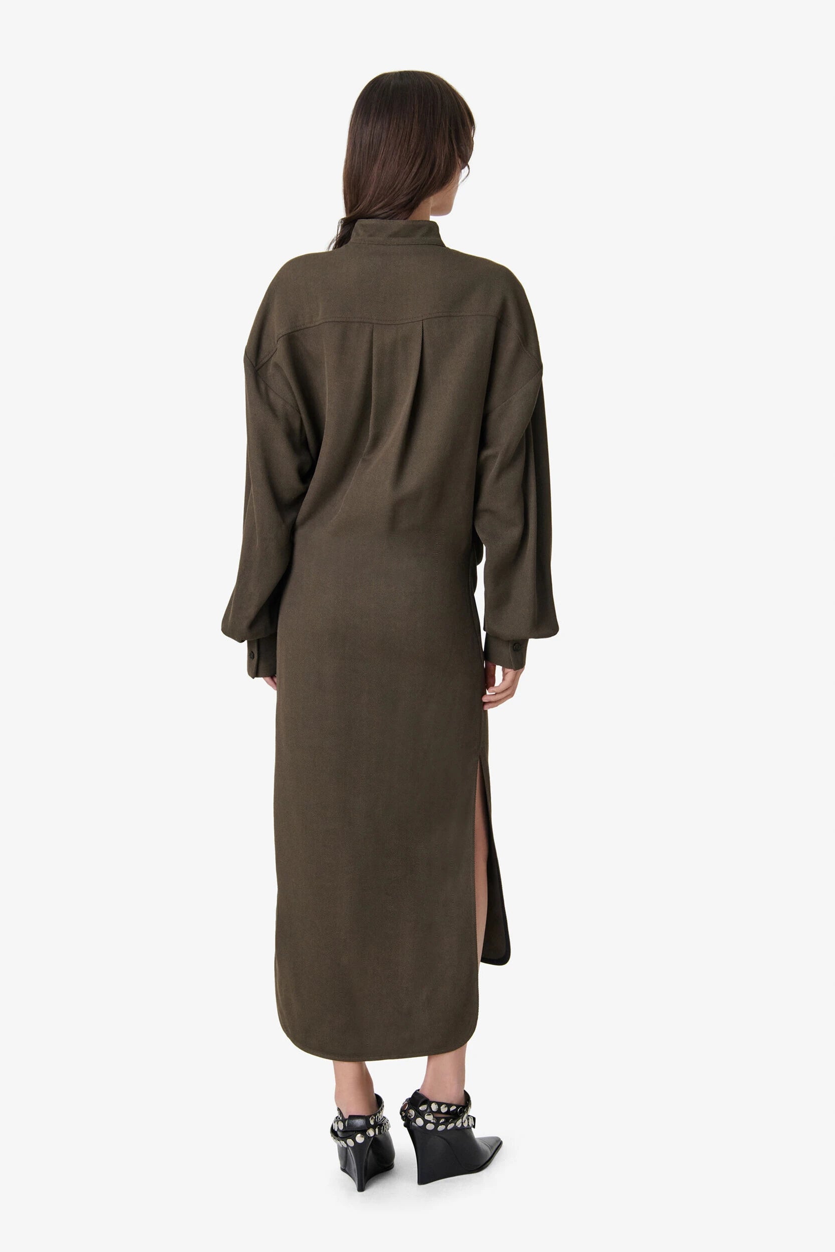 Meyna Robe Earthy Marron IRO, vue 1