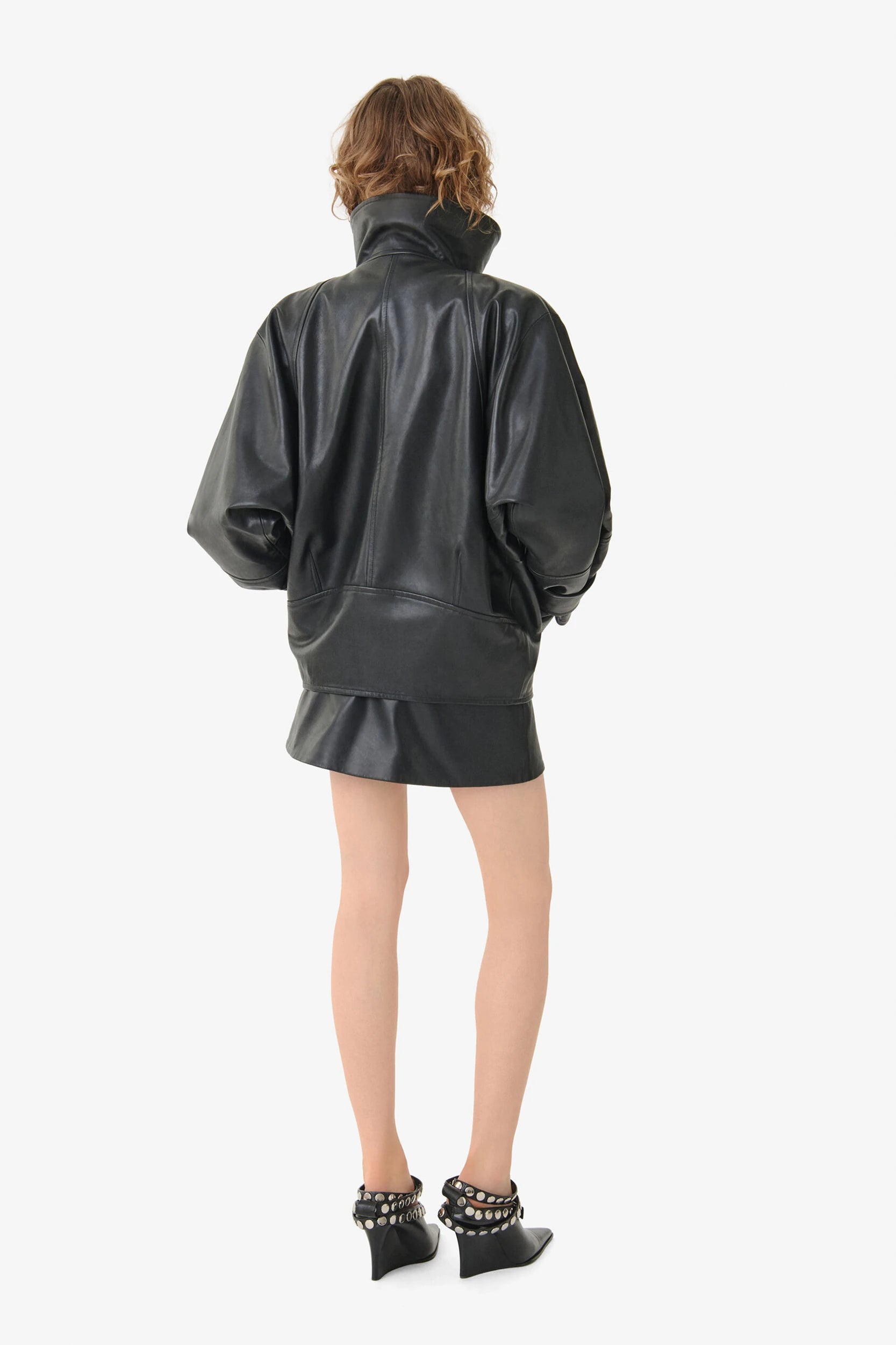 Rubis Manteau Noir IRO, vue 3