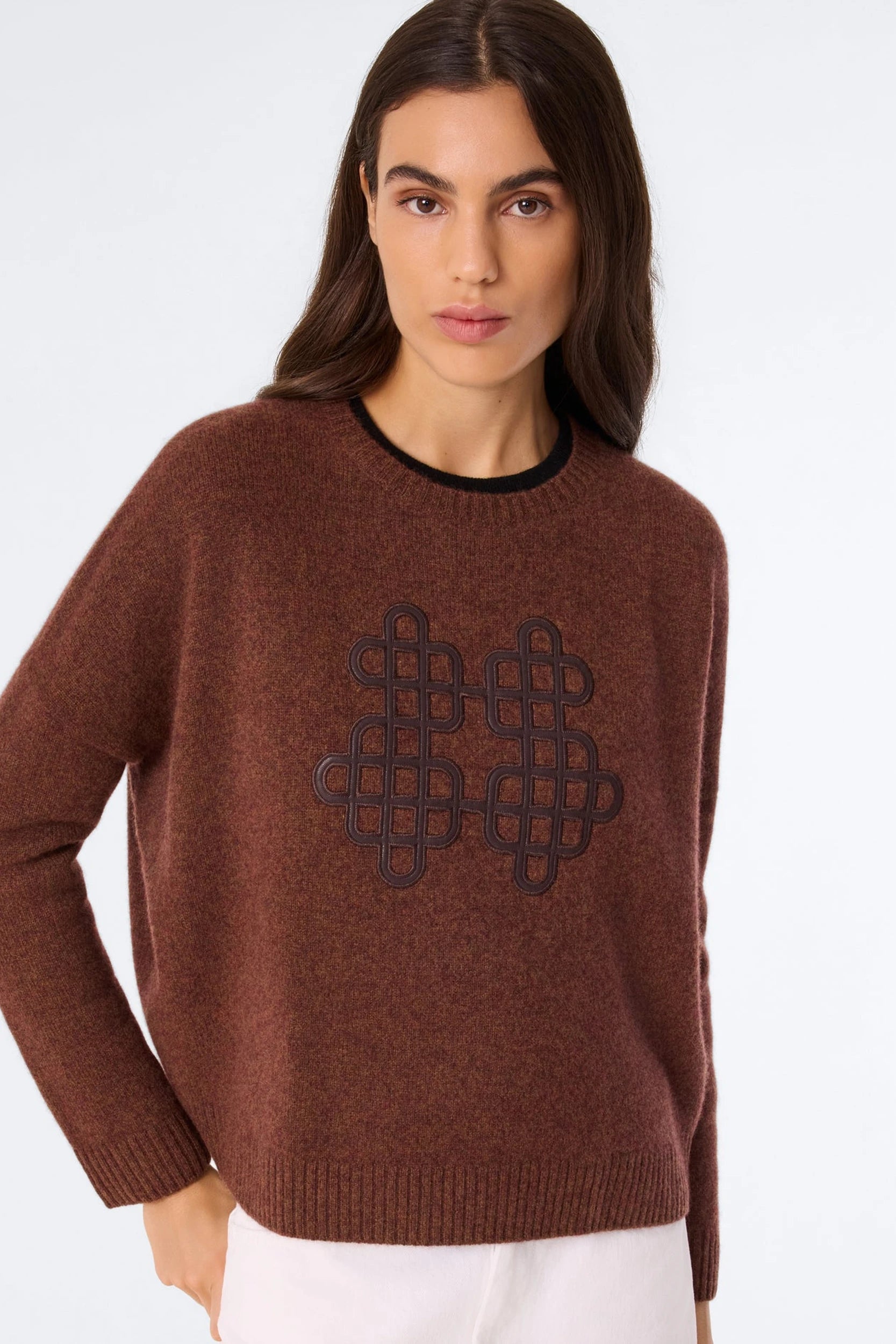 Amelie Pull Marron Pécan Kujten, vue 3