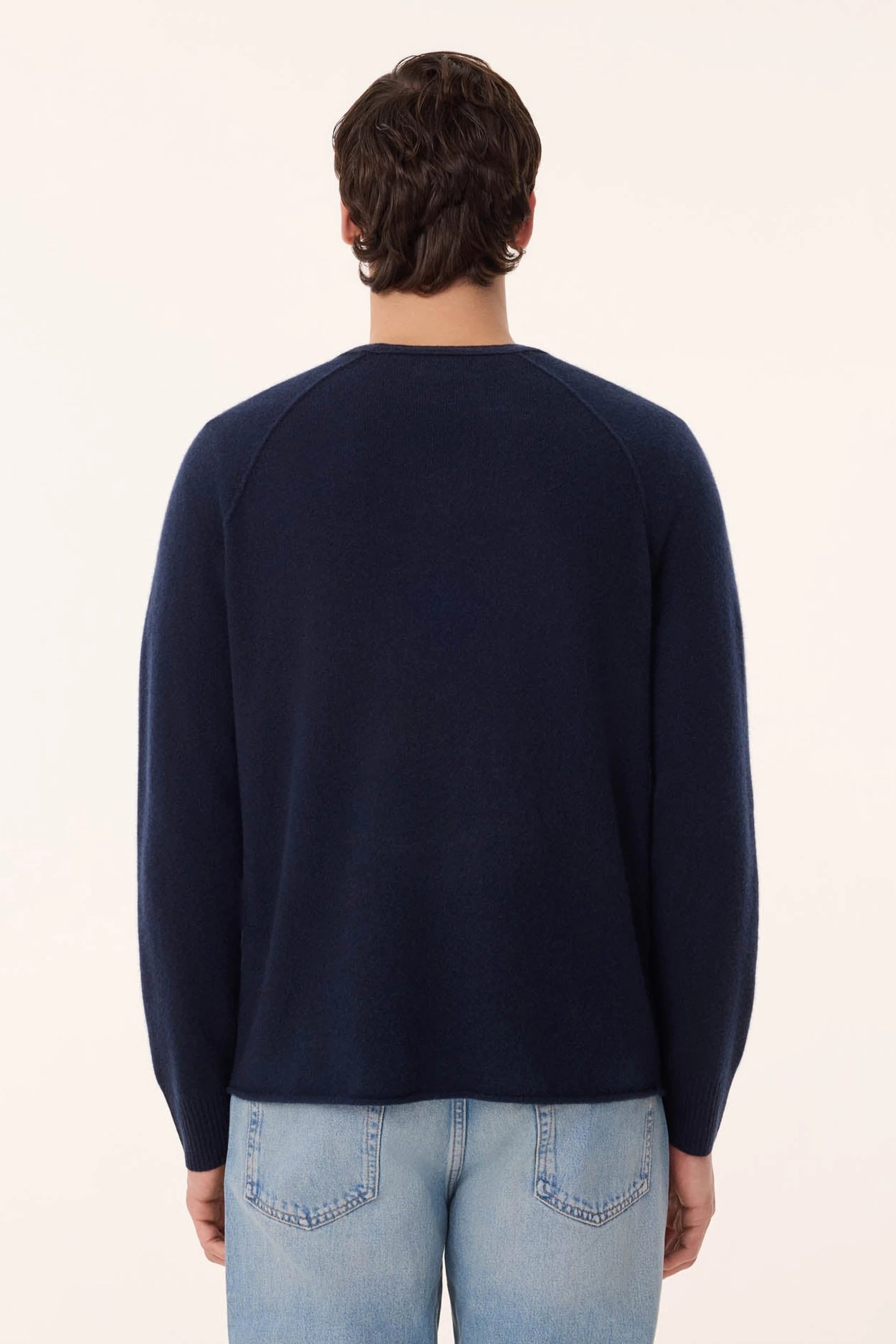 Balthazar Pull Bleu marine foncé Kujten, vue 3