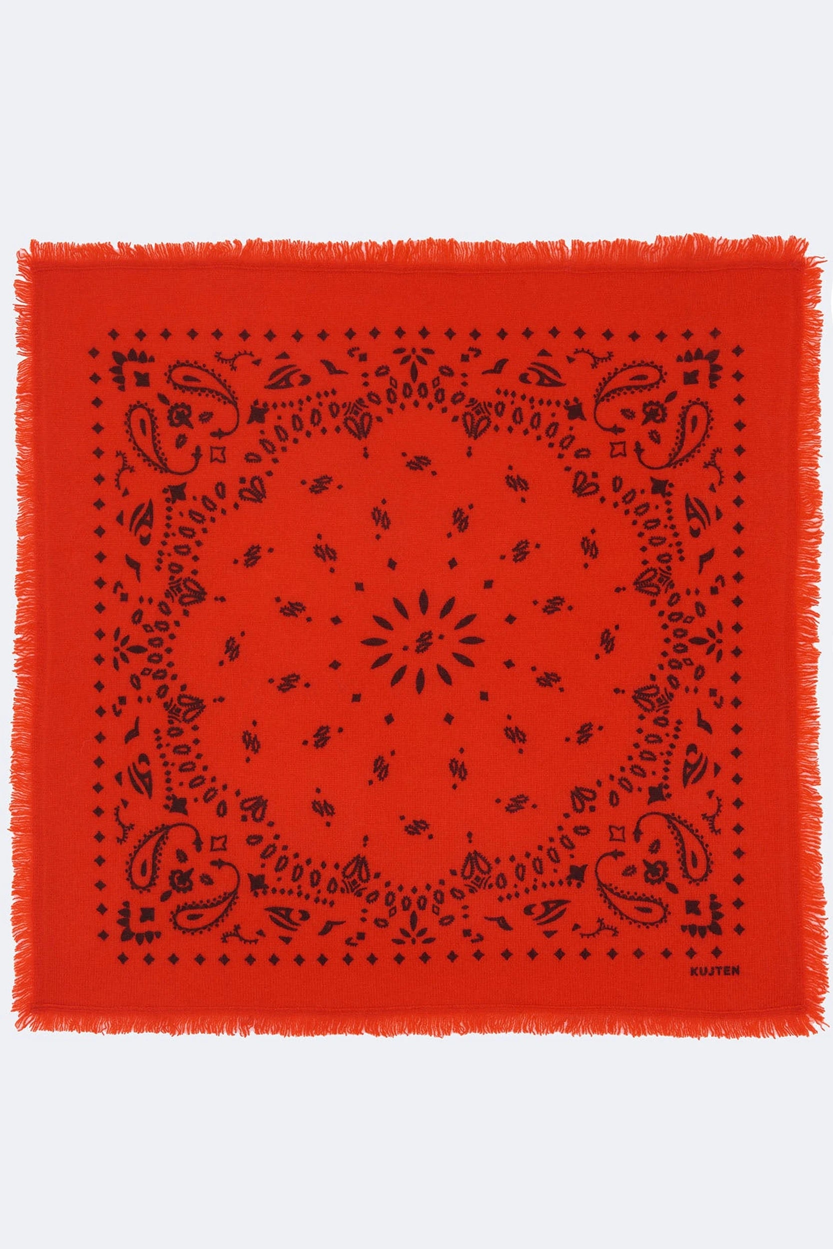 Hachiko Écharpe Orange Rosso Kujten, vue 1