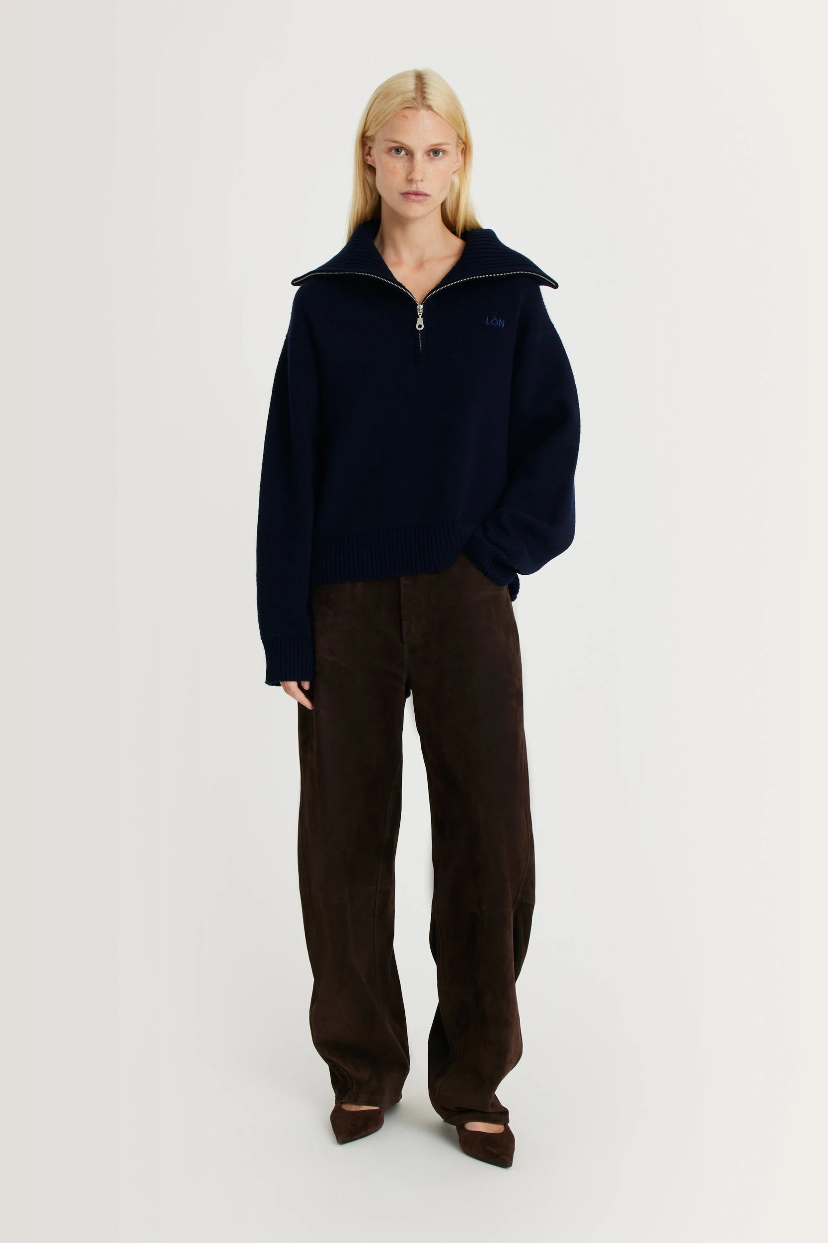 Aiden Pull Bleu marine Margaux Lonnberg, vue 1