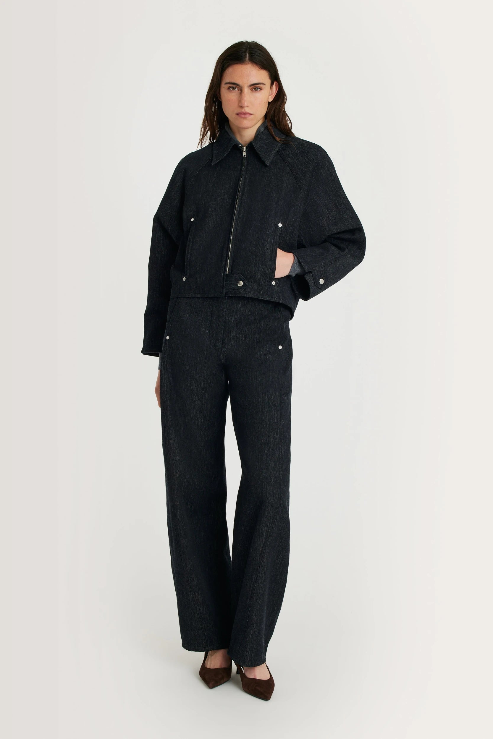Andy Veste Laine Denim Margaux Lonnberg, vue 1