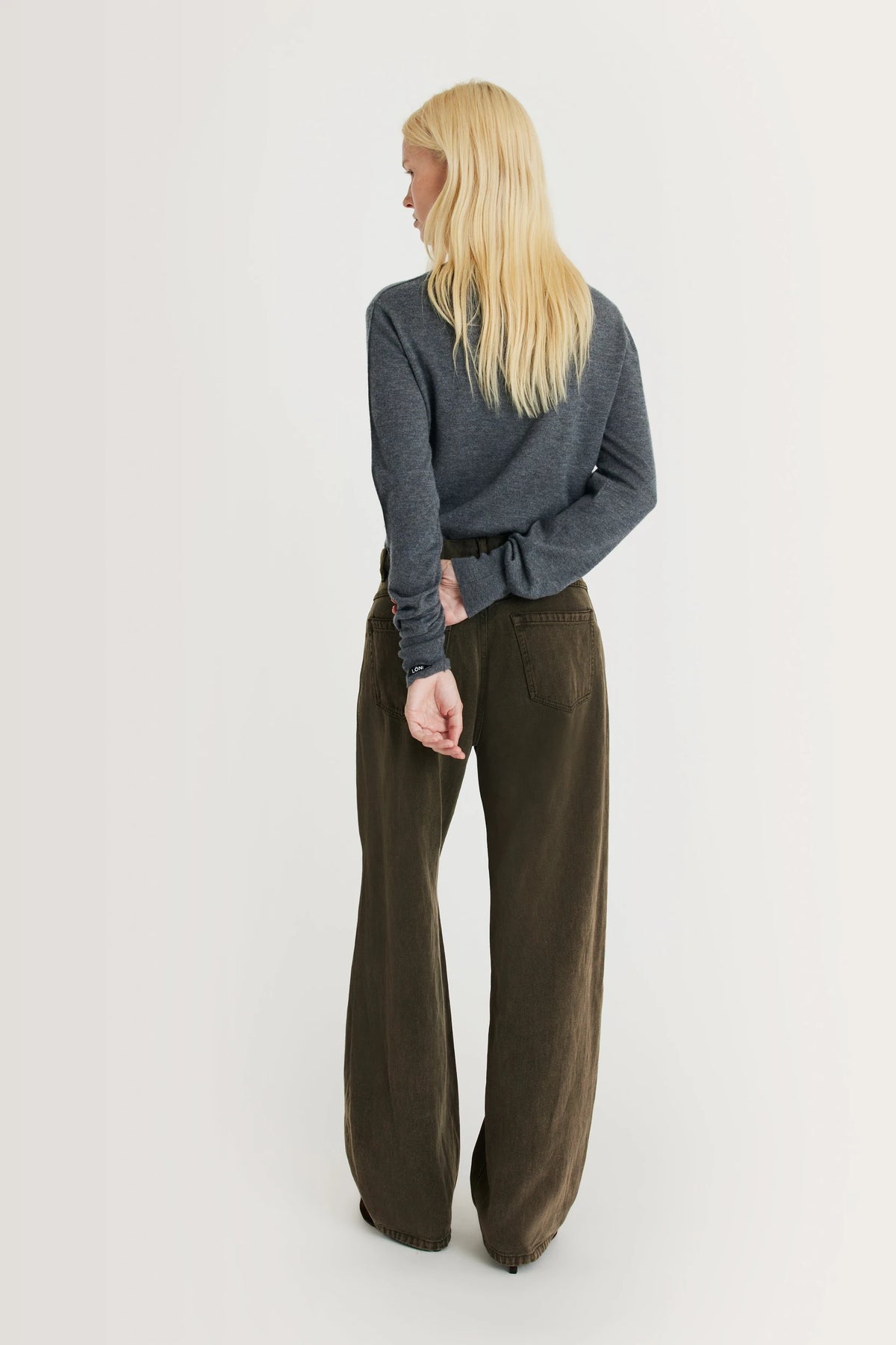 Edgy Pantalon Marron Margaux Lonnberg, vue 2
