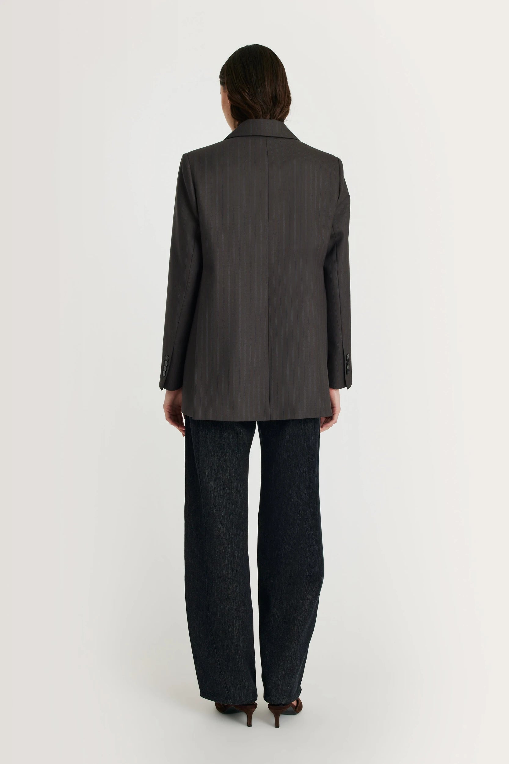 Nikita Veste Marron à rayures Margaux Lonnberg, vue 3