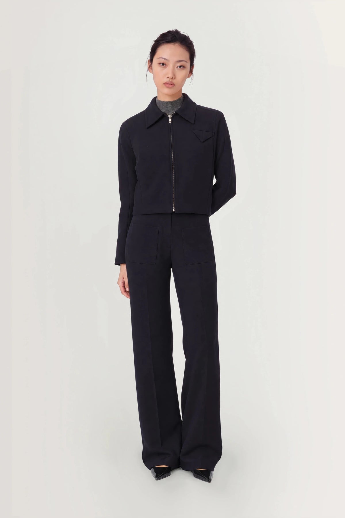 Saul Veste Bleu marine Margaux Lonnberg, vue face