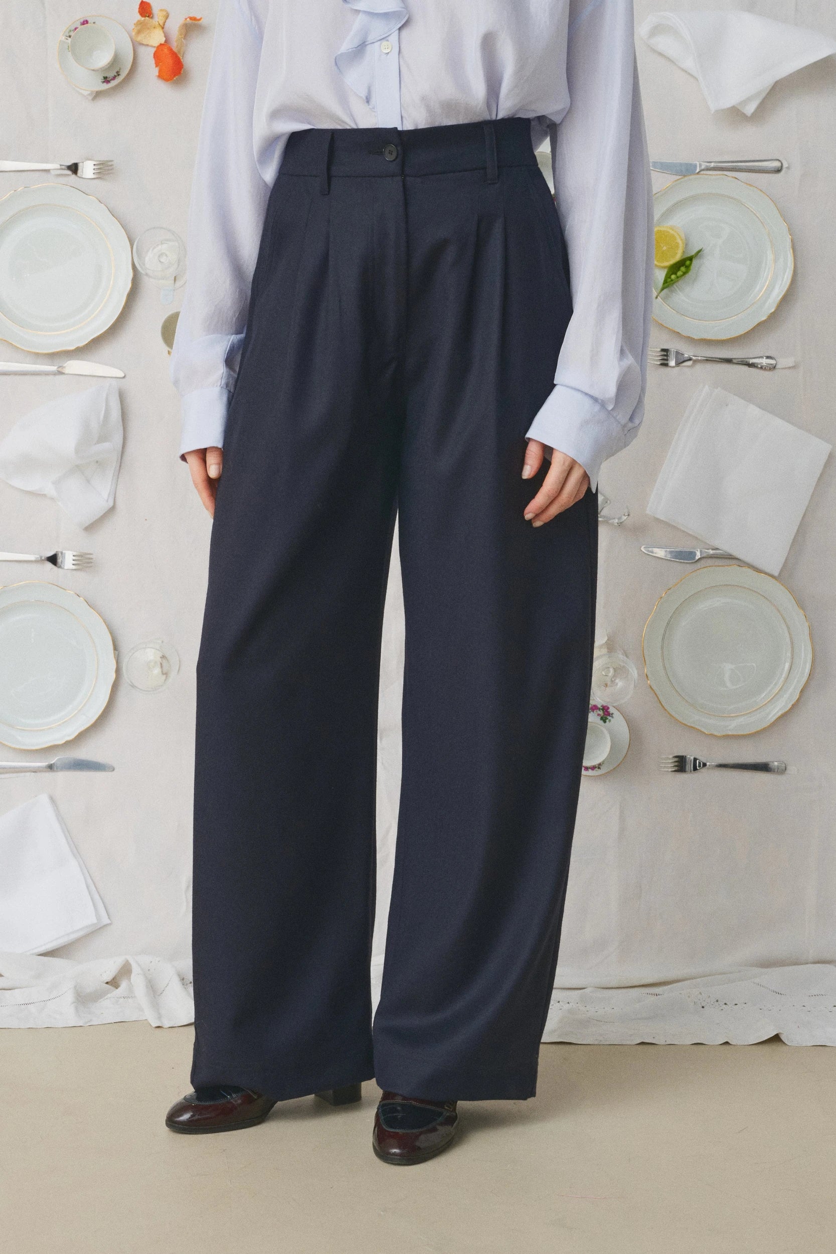 Miti Pantalon Bleu marine Mii, vue 1