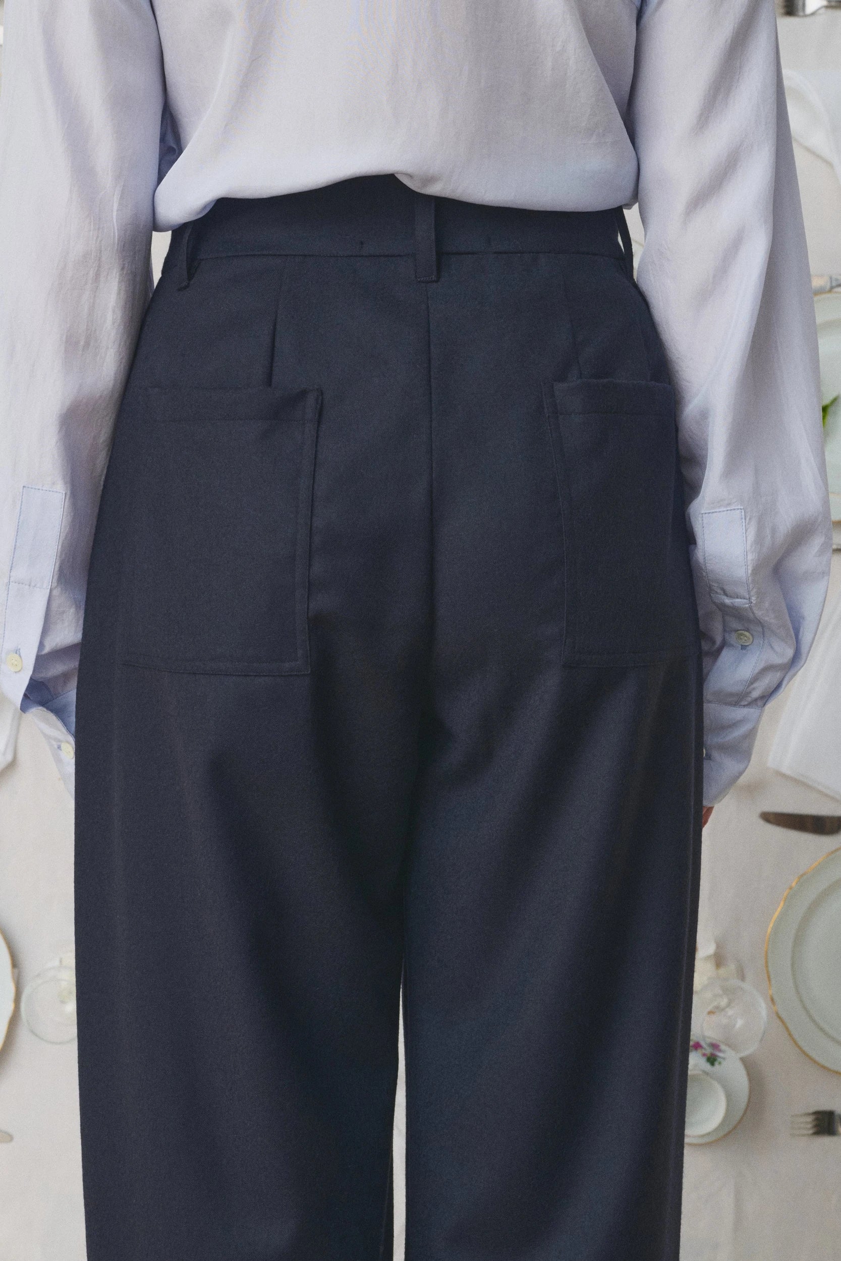 Miti Pantalon Bleu marine Mii, vue 2