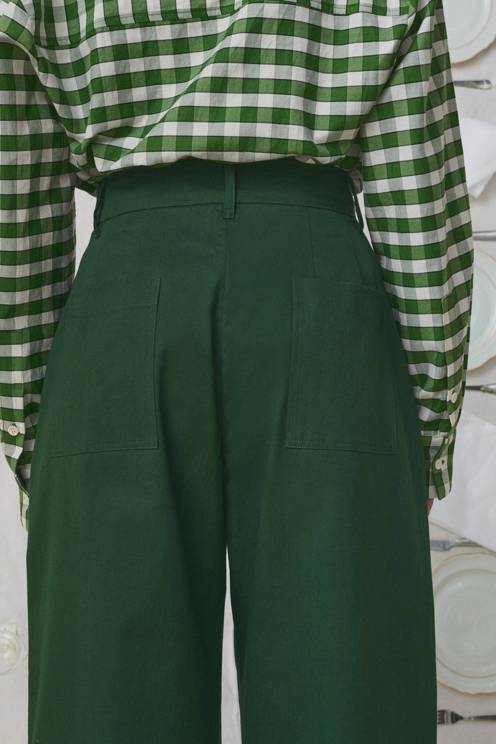 Miti Pantalon Vert Bouteille Mii Green Bottle, vue 4