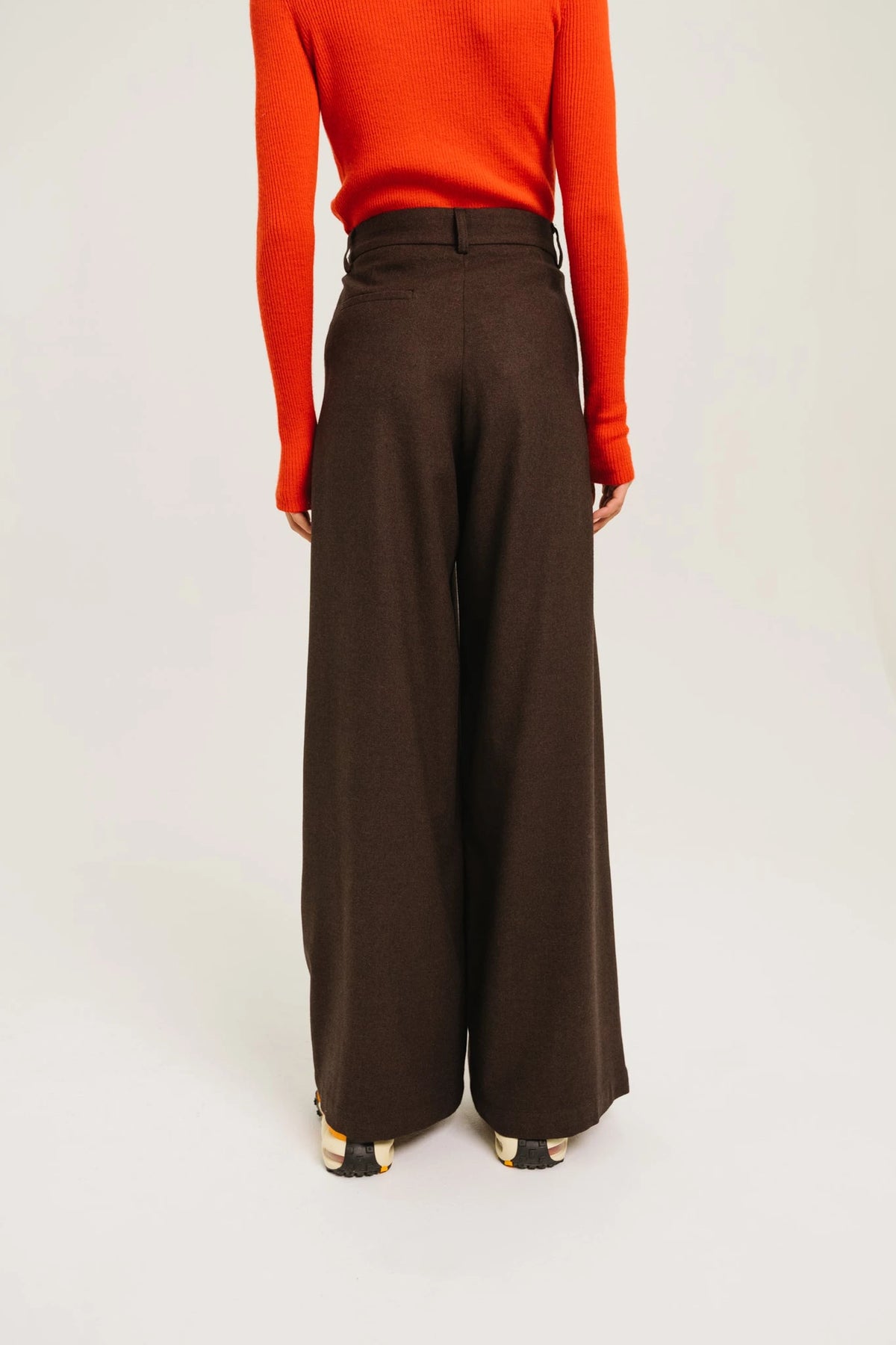 Gaby Coffee Pantalon Marron Sacrécoeur, vue 3