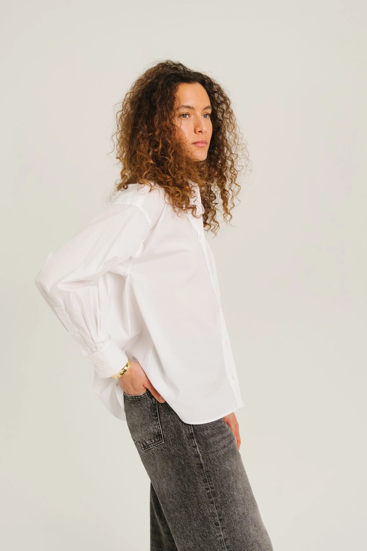 Lalie White Shirt Blanche Sacrécoeur, vue 4