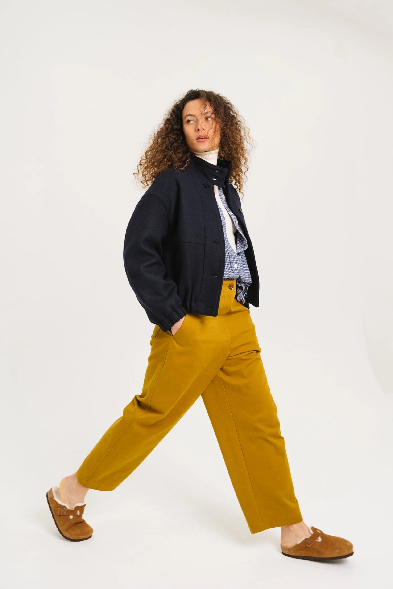 Lise Navy Veste Bleu Sacrécoeur Marine, vue 1