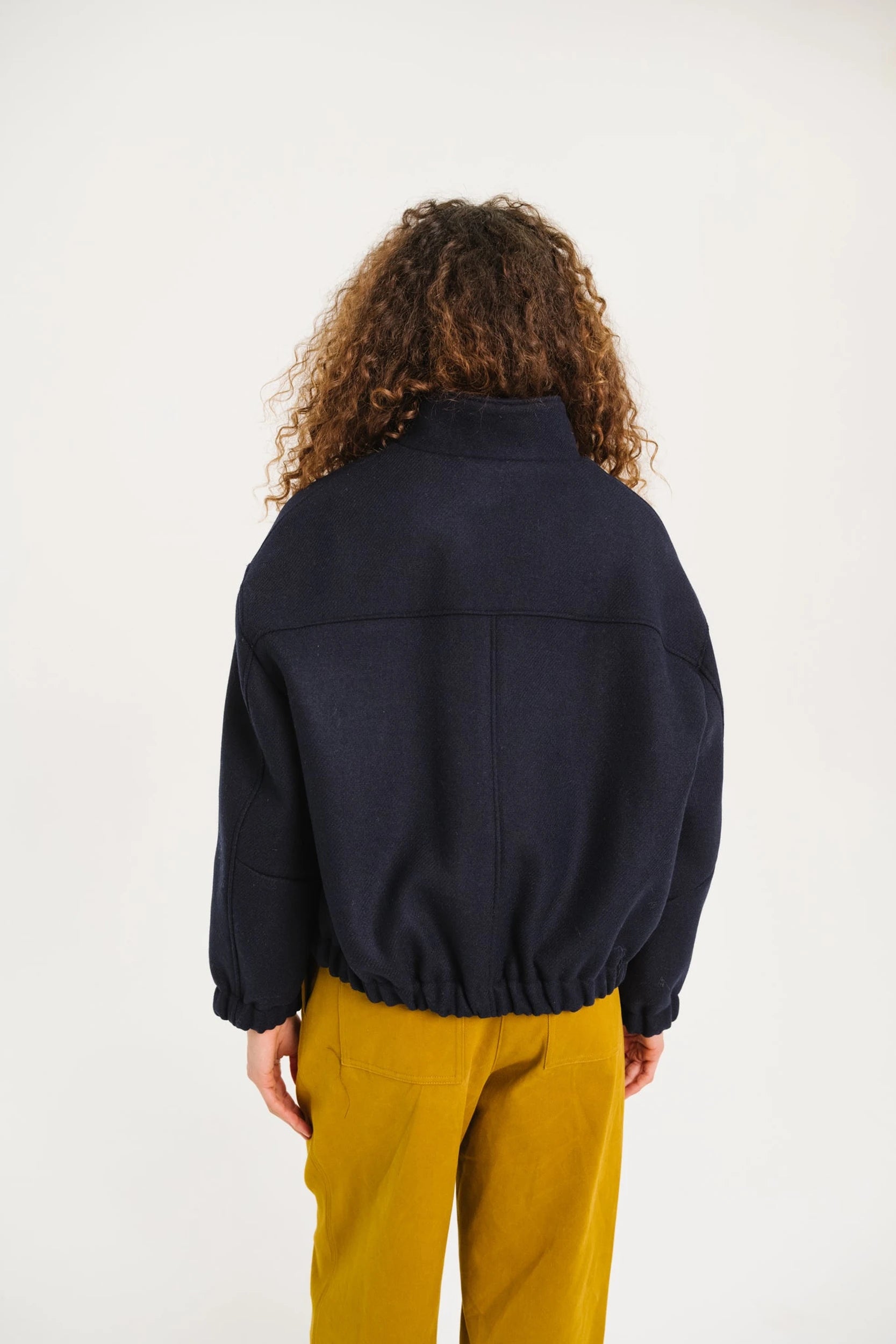 Lise Navy Veste Bleu Sacrécoeur Marine, vue 5