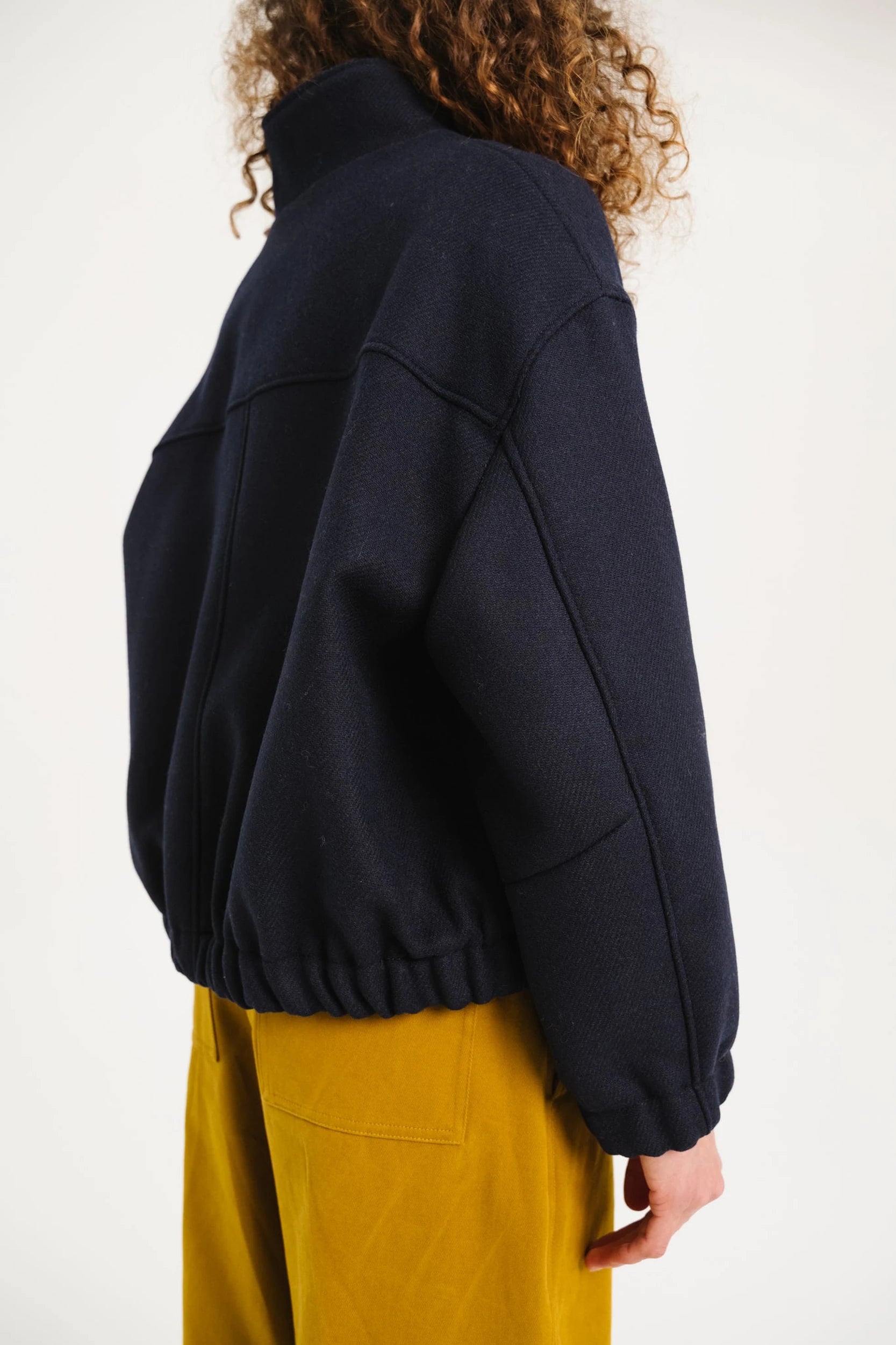Lise Navy Veste Bleu Sacrécoeur Marine, vue 6