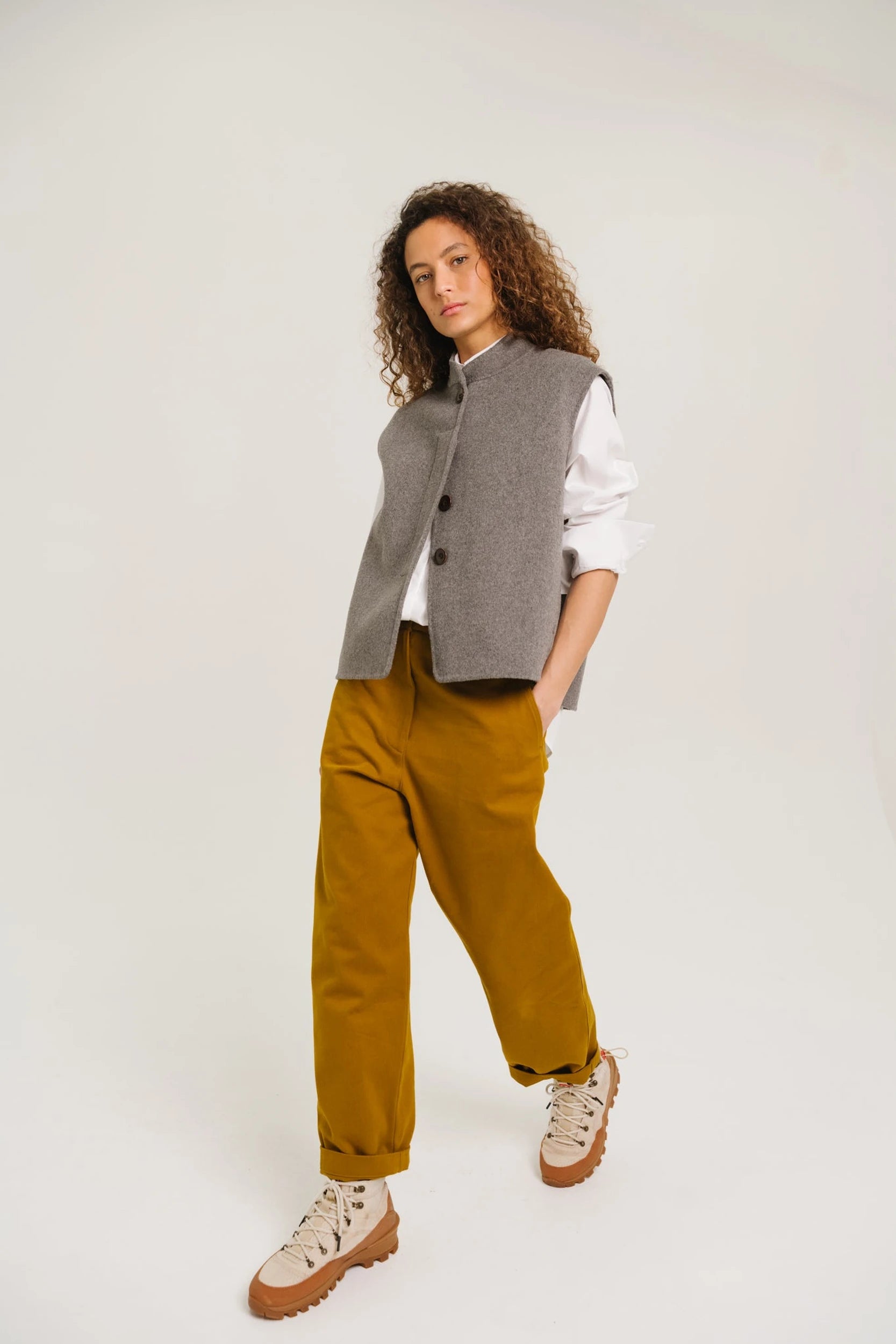 Mireia Darkgrey Veste Gris Sacrécoeur, vue 1