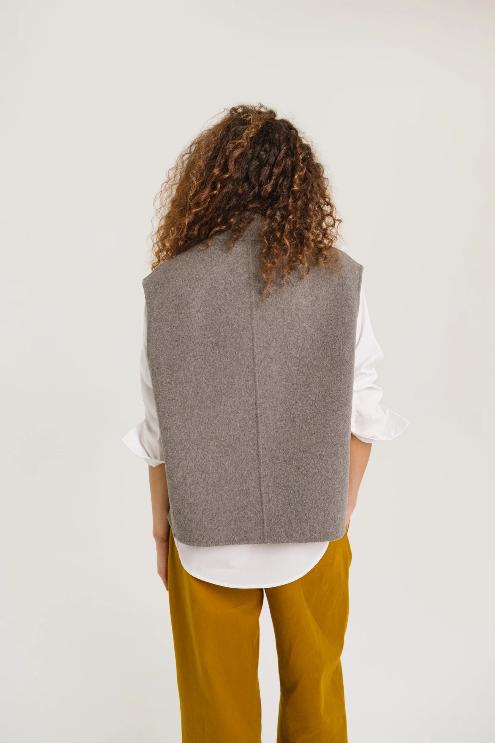 Mireia Darkgrey Veste Gris Sacrécoeur, vue 4