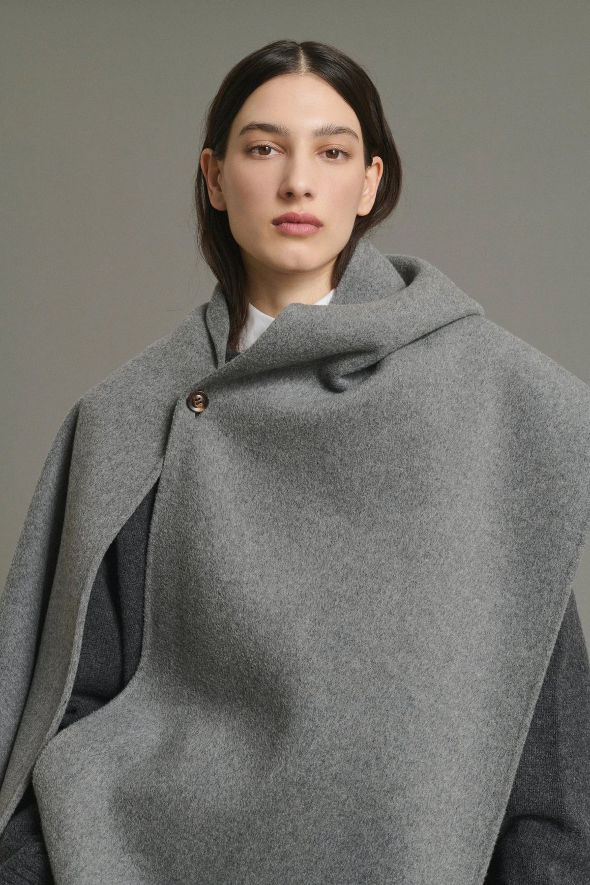 Lisette Écharpe Gris Clair Soeur, vue 3