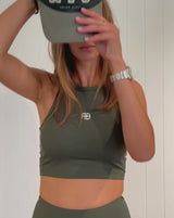 Brett Tank Top Army Green