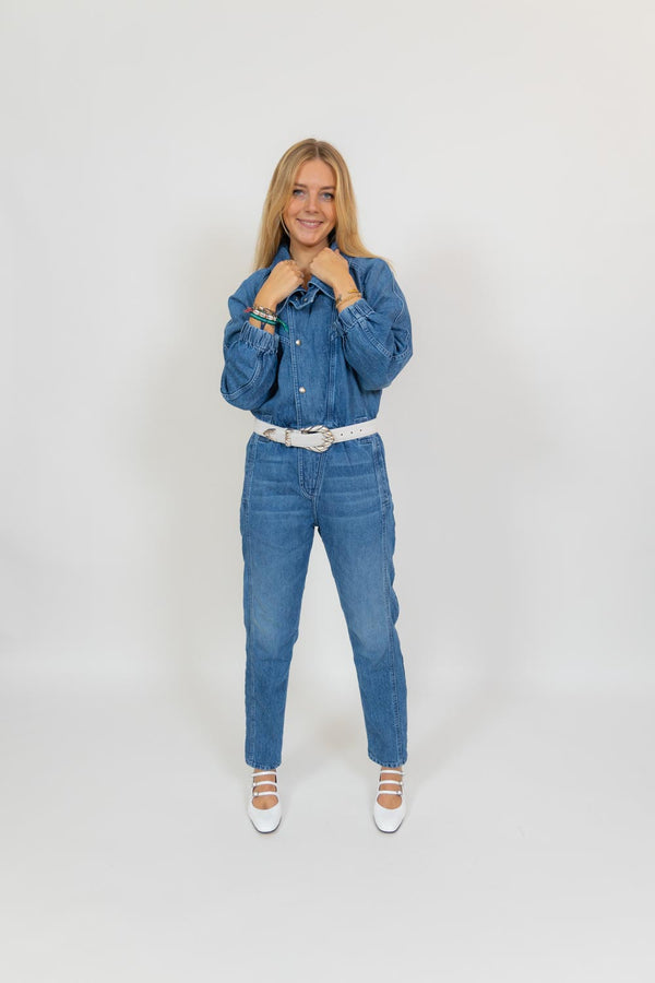 Cleo Jumpsuit Blue Jeans