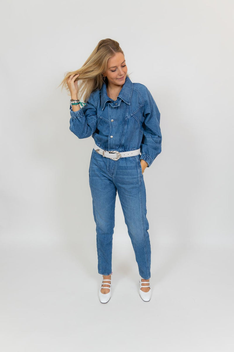 Cleo Jumpsuit Blue Jeans