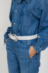 Embellas Belt White