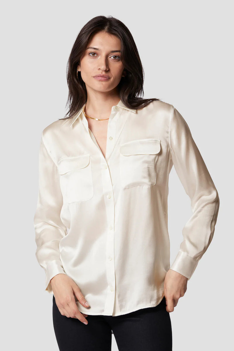 Slim Signature Shirt Nature White Jadsheen