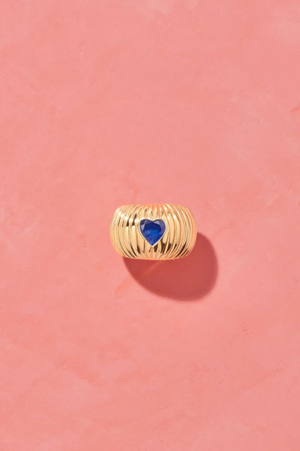 Prema Ring  - 56 Saphir bleue