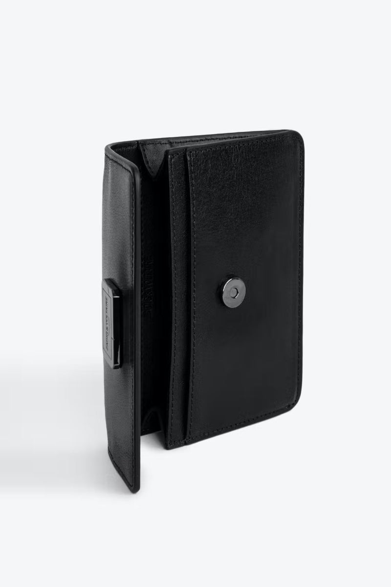 Le Cecilia Wallet Leather Black