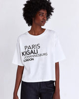 Polepole T-Shirt Paris White