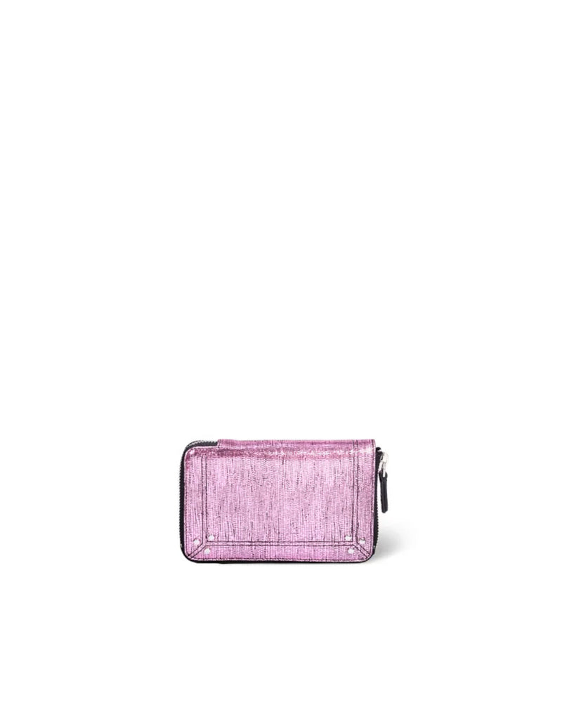 Julien Wallet Lame Pink