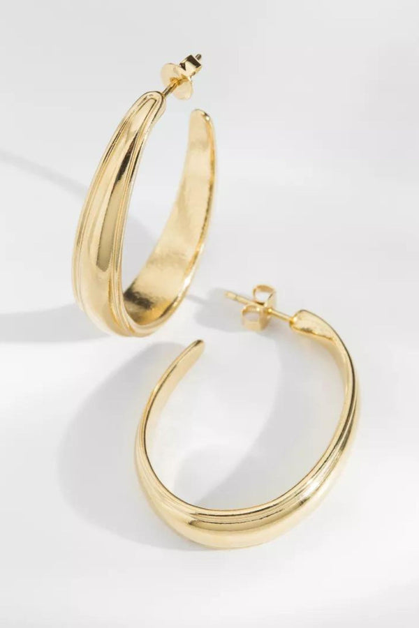 Gyptis Large Hoop Earrings Gold