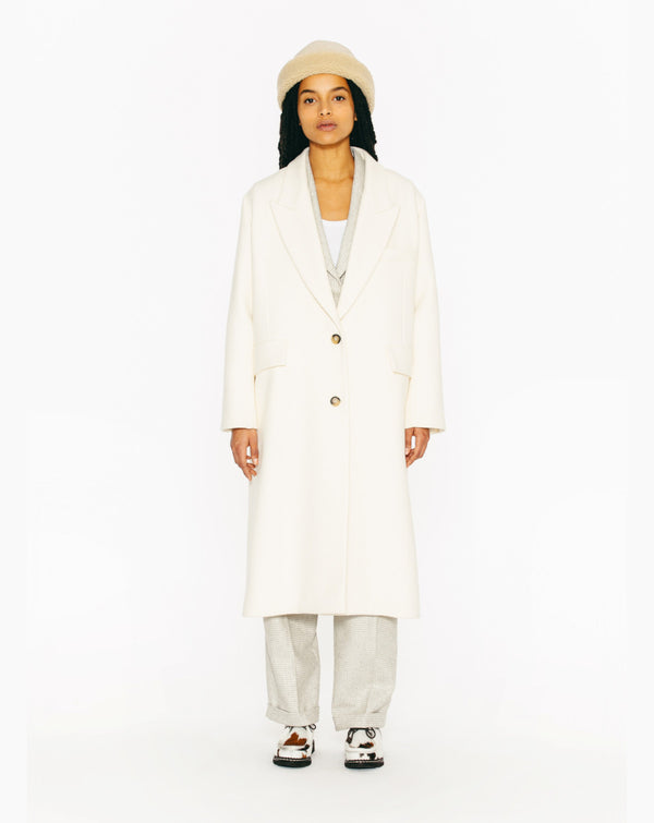 Berry Coat Off White