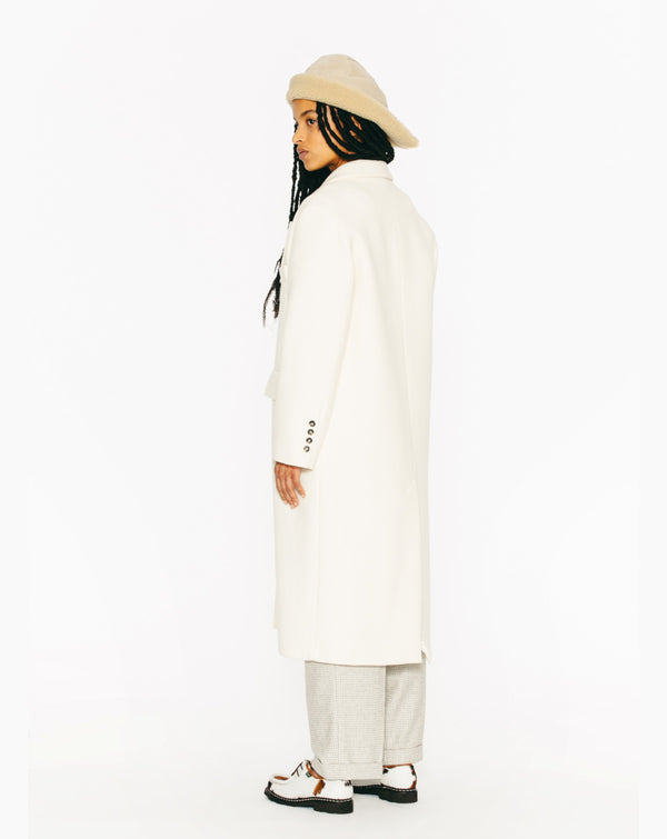 Berry Coat Off White