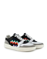 Basket Low Sneakers White Black