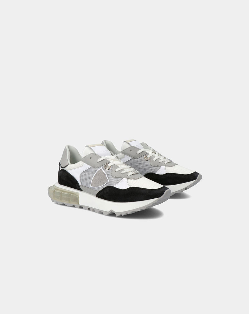 La Rue Low Sneakers Tech Resau White Black