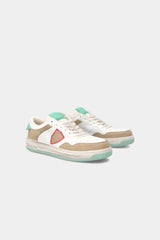 Lyon Low Woman Sneakers Recycle Mixing White Water