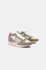 TRPX Low Woman Sneakers Pop Green Camouflage