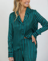 Shirt London Green Striped